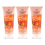 Ayouthveda Fruit Power Face Wash Gel | With 5 Fruit Juices, Aloe Vera & Coconut Water | Refreshing Cleanser That Removes Dirt, Improves Skin Texture & Natural Glow | For All Skin Types